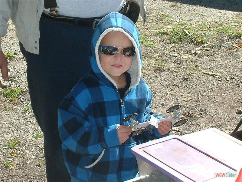 A Future Racer With His Car Oct 8-9