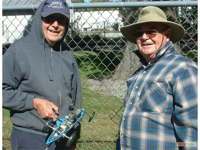 Lee Foldenhauer and Bob Oge With Lee's Australian Car Oct 8-9