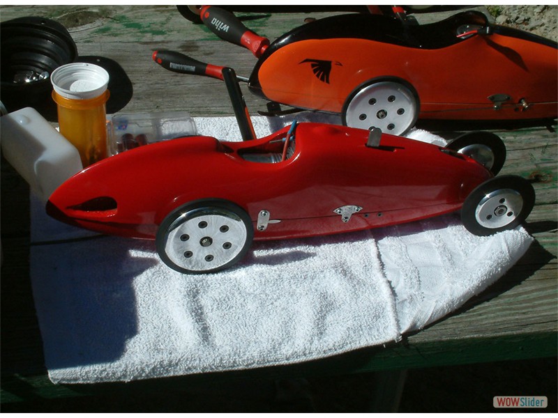 Walt Wilson's Kuebler-Ellis Car, Rebuilt After Suffering A Broken Cable At The Nationals Oct 8-9