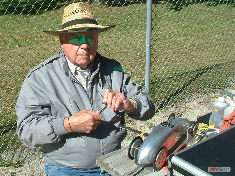 Don Ulrich and His Hand-Formed Aluminum HB1 Car Oct 8-9